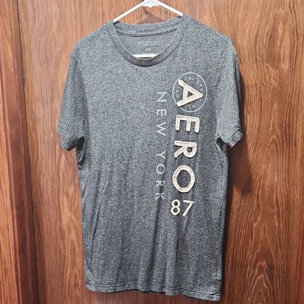 Aeropostale Gray Heather Short Sleeve Tee